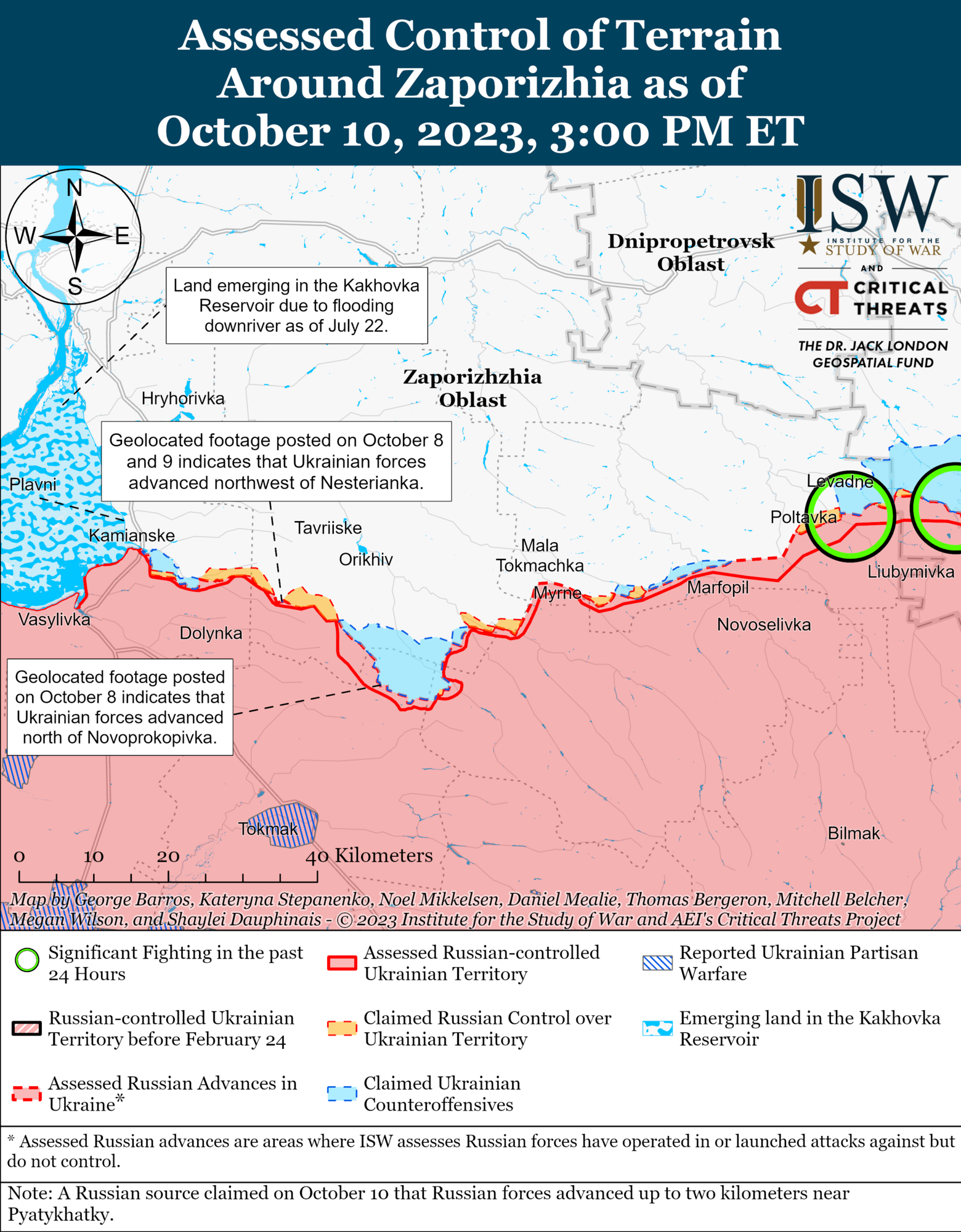 Russian troops launch local offensive operations in the area of Avdiivka and Orikhiv: ISW explains the main goal. Map