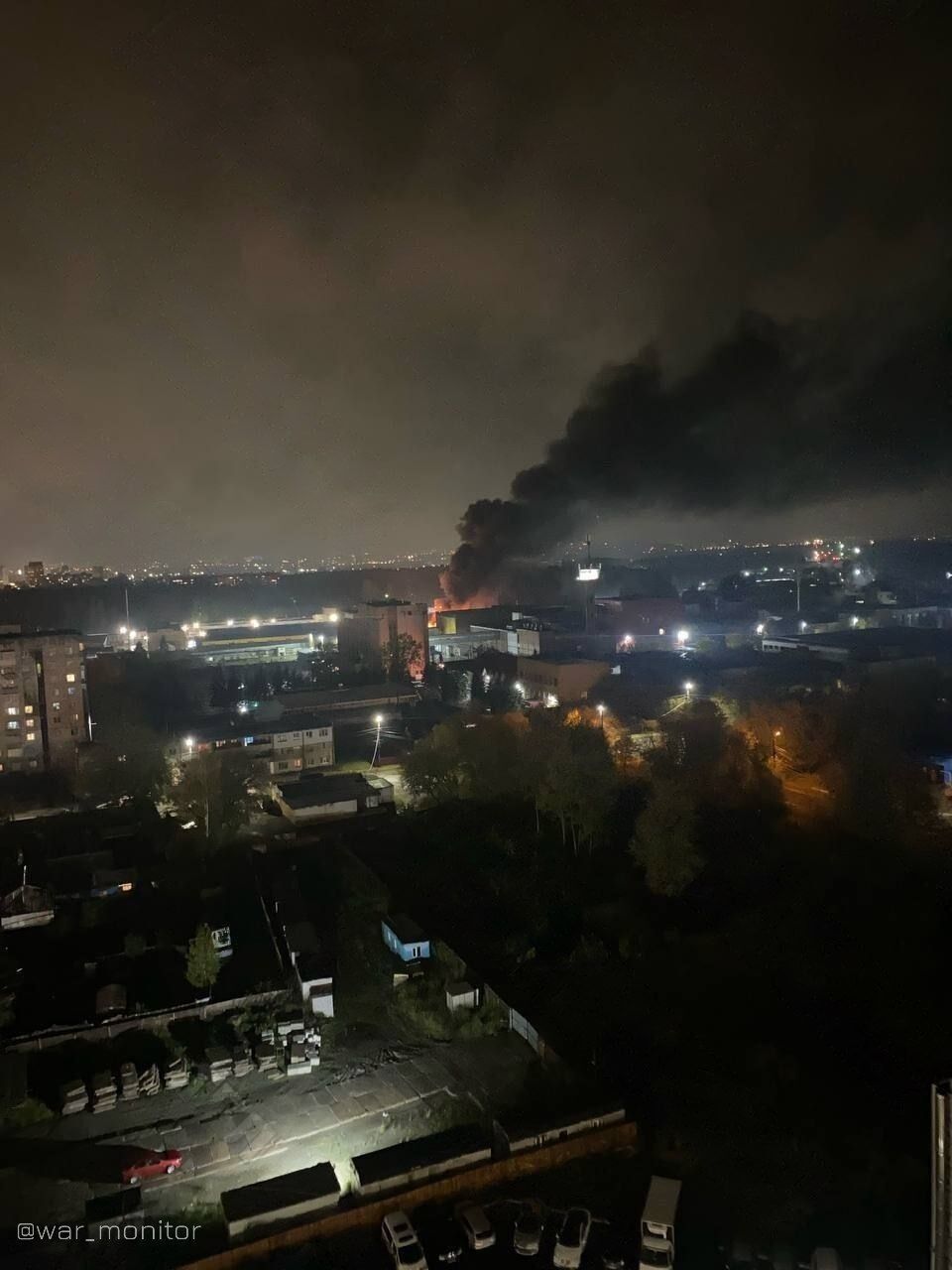 An explosion and fire break out in the Russian city of Bryansk. Photo and video