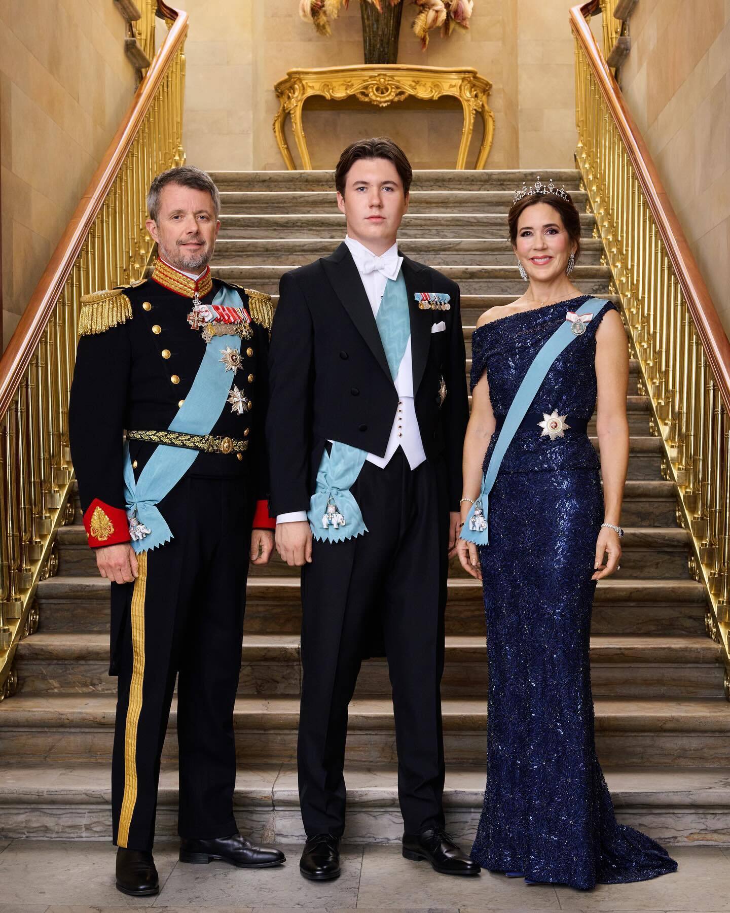 Official portraits of the future king of Denmark have been published: what 18-year-old Christian looks like. Photo