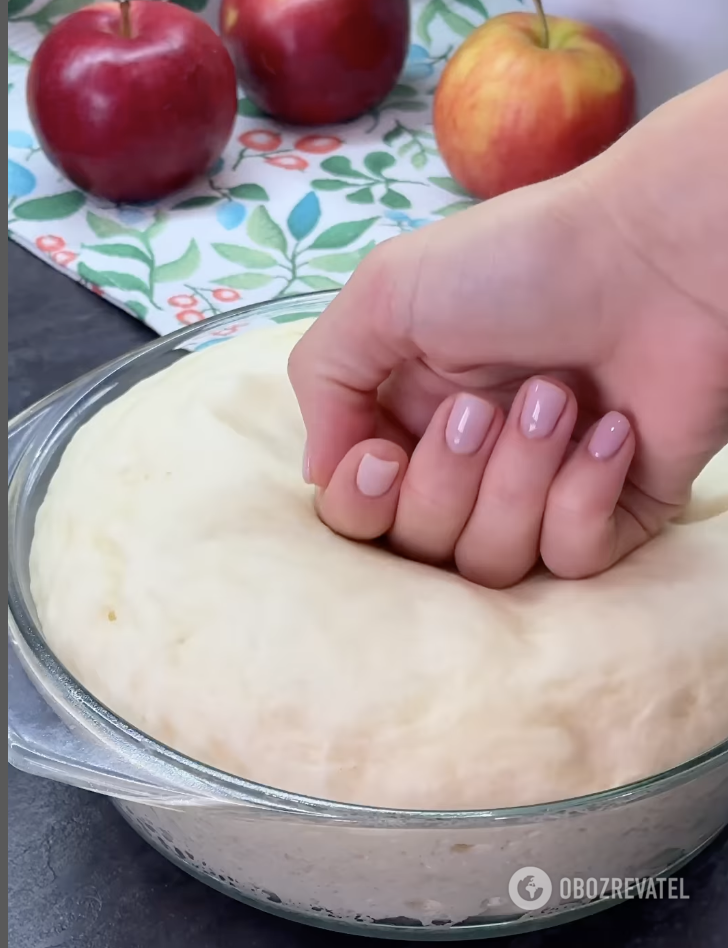 Fluffy yeast dough
