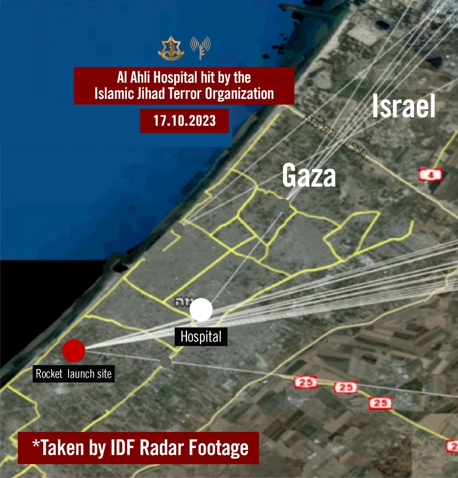 IDF officially says it did not strike a hospital in Gaza. Video