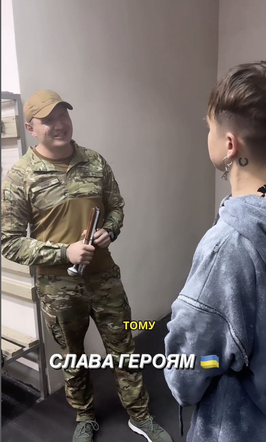 Pyvovarov's conversation with an Armed Forces soldier who lost his eyes in the war brought the network to tears. Video