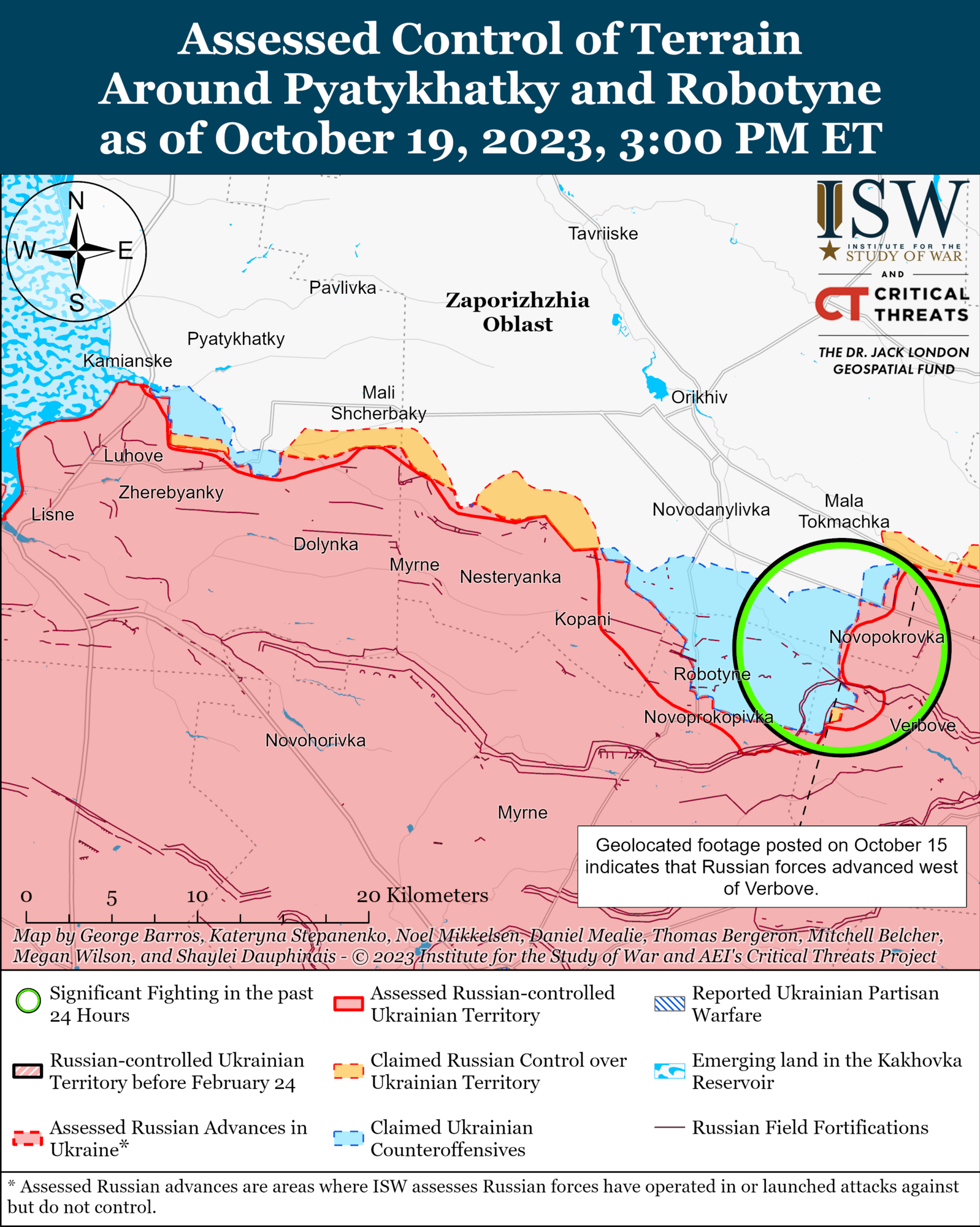 ISW: podczas gdy AFU posuwa się naprzód, mieszkańcy wpadają w panikę z powodu sytuacji na lewym brzegu obwodu chersońskiego
