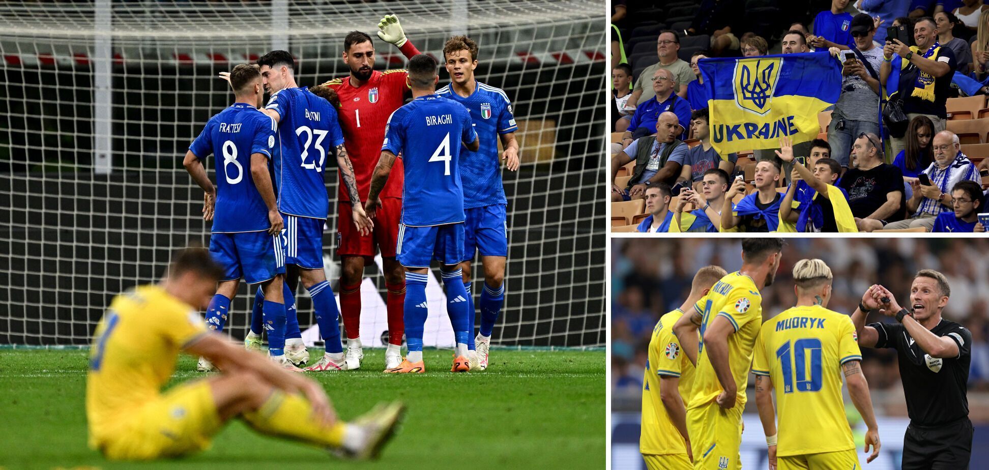Reprezentacja Ukrainy została oficjalnie ukarana przez UEFA za główny mecz kwalifikacyjny do Euro 2024 z Włochami