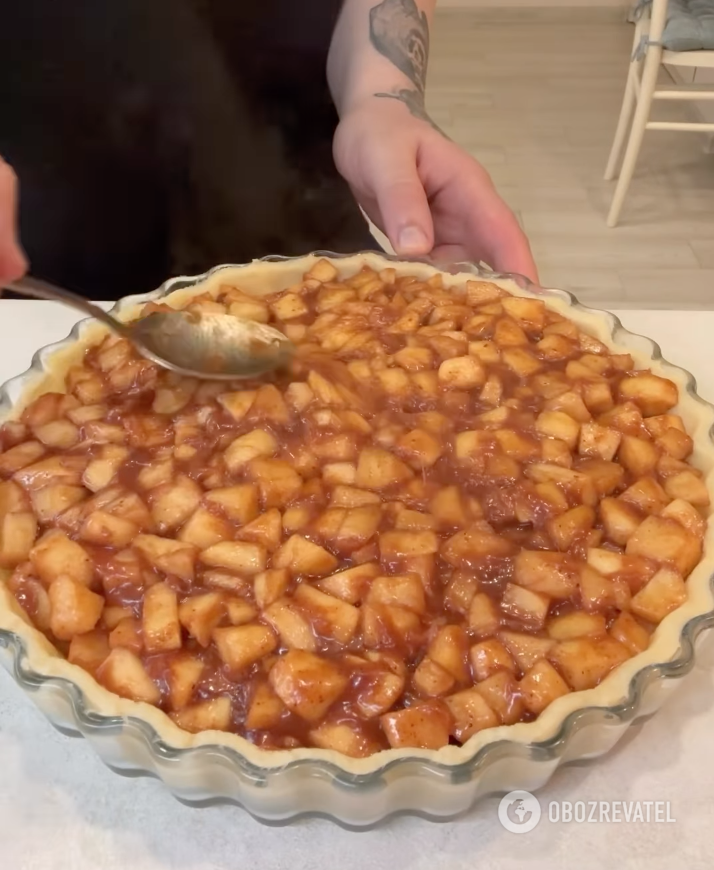 Making a pie