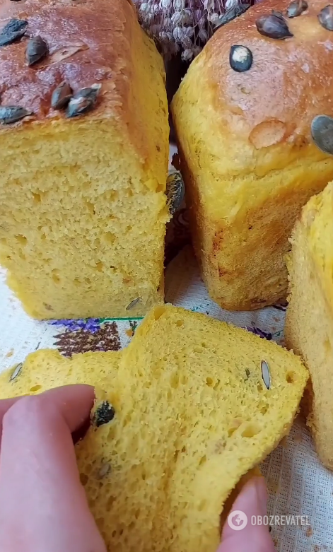 Homemade pumpkin dough bread: tastier than any pie