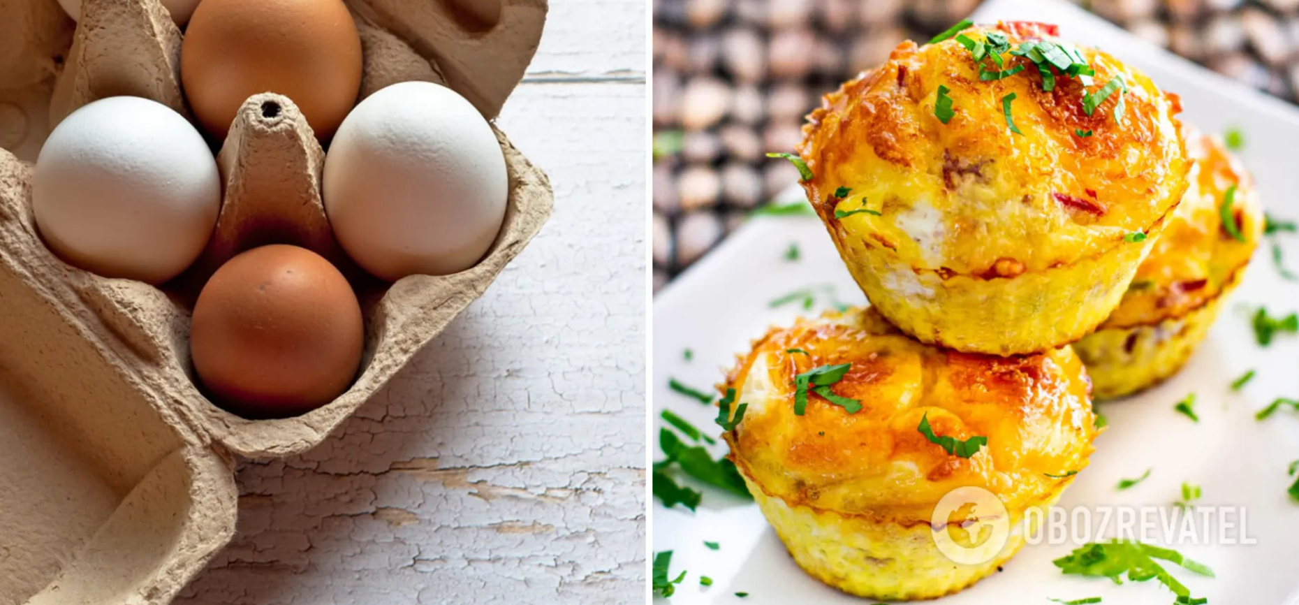 Egg muffins without flour