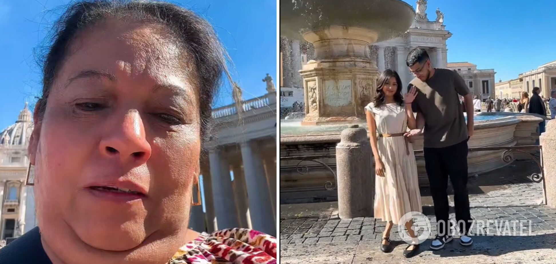 A woman accidentally spoiled her son's proposal video in Italy: the video went viral