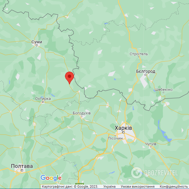 Wieś Pożnia na mapie