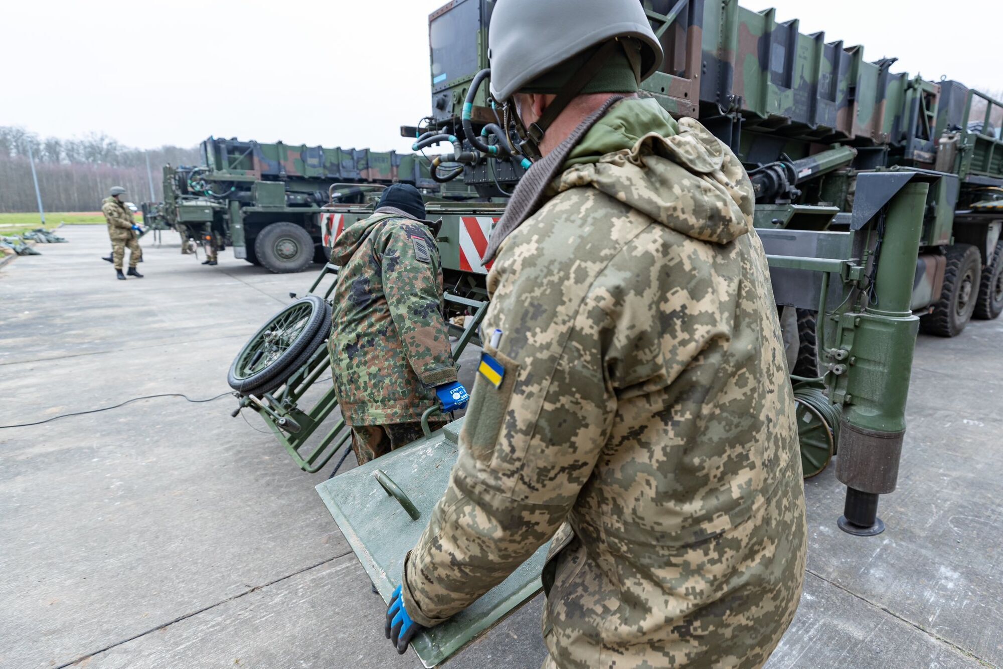 In Germany started exercises of a new group of Ukrainian military on Patriot SAMs. Photo