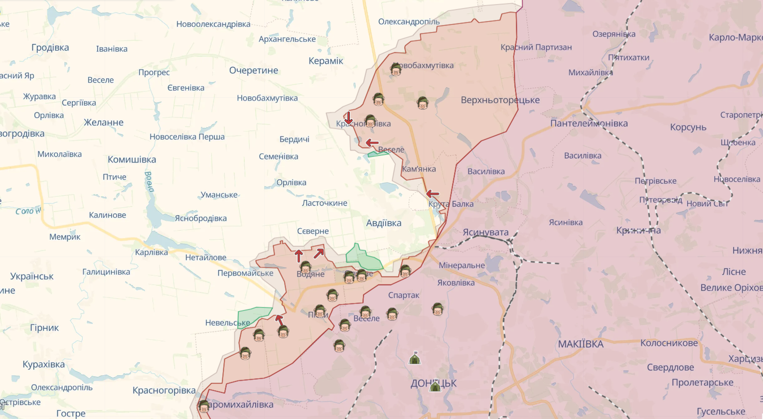 Rosyjskie wojska gromadzą się w pobliżu Awdijiwki, ukraińskie siły zbrojne przygotowują się do trzeciej fali eskalacji - Barabasz