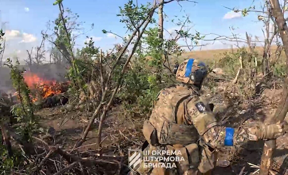 ''The forest belt was burning from grenades and shells'': Ukrainian Armed Forces show footage of enemy trenches near Bakhmut. Video