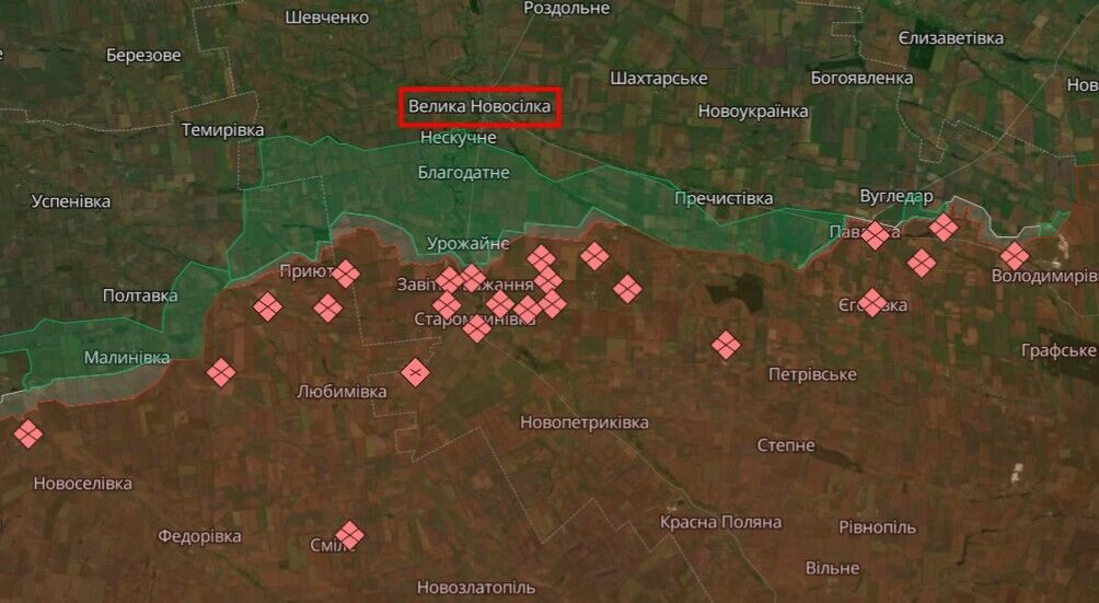 British intelligence assessed AFU's successes in Donetsk region and predicted the development of the situation. Map