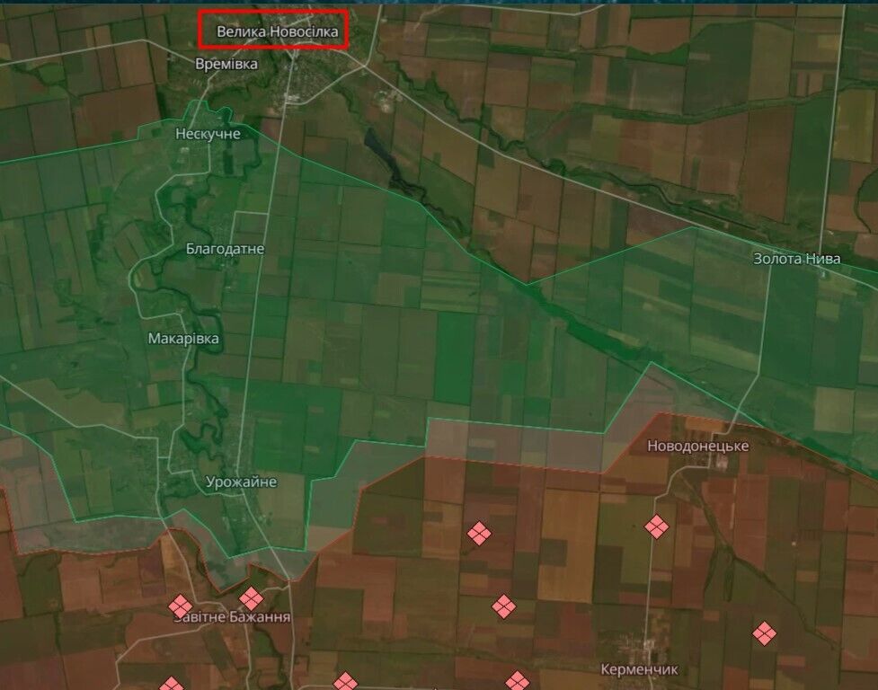 British intelligence assessed AFU's successes in Donetsk region and predicted the development of the situation. Map