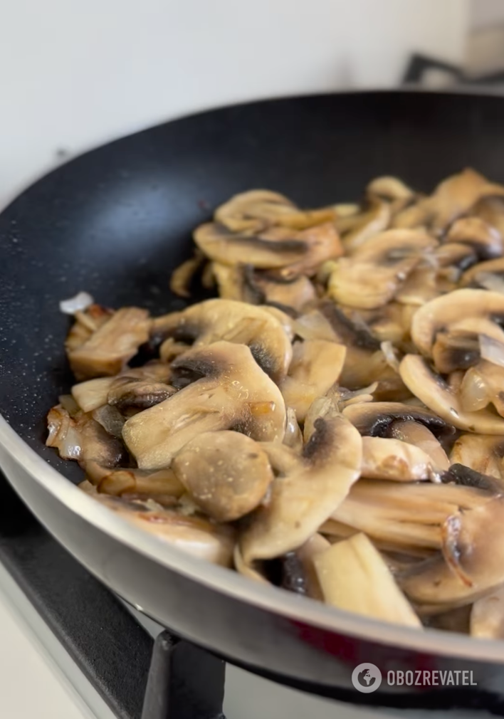 Fried mushrooms