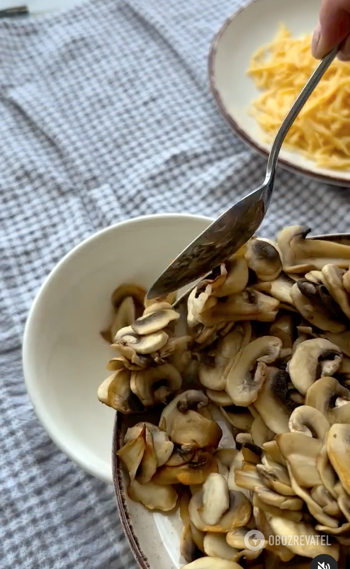 Fried mushrooms