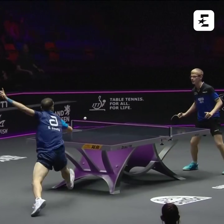 ''Absolutely crazy'' table tennis draw garnered 880,000 views. Video