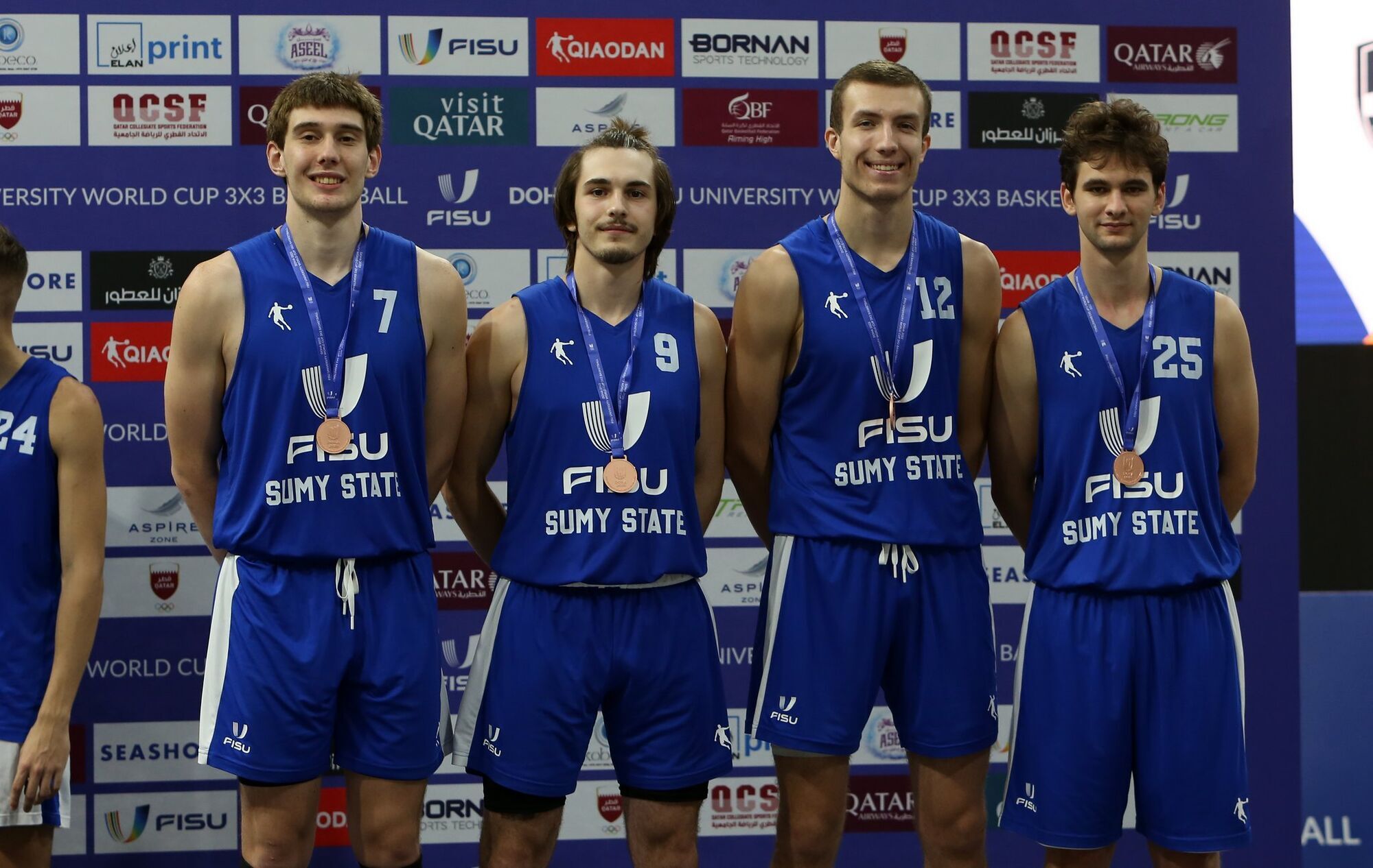 Ukraińscy koszykarze zdobyli dwa medale na Mistrzostwach Świata w koszykówce 3v3 wśród drużyn uniwersyteckich