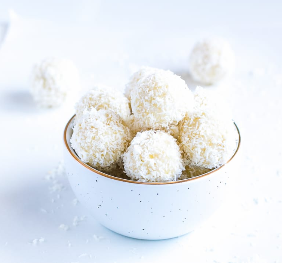 Coconut candies without baking