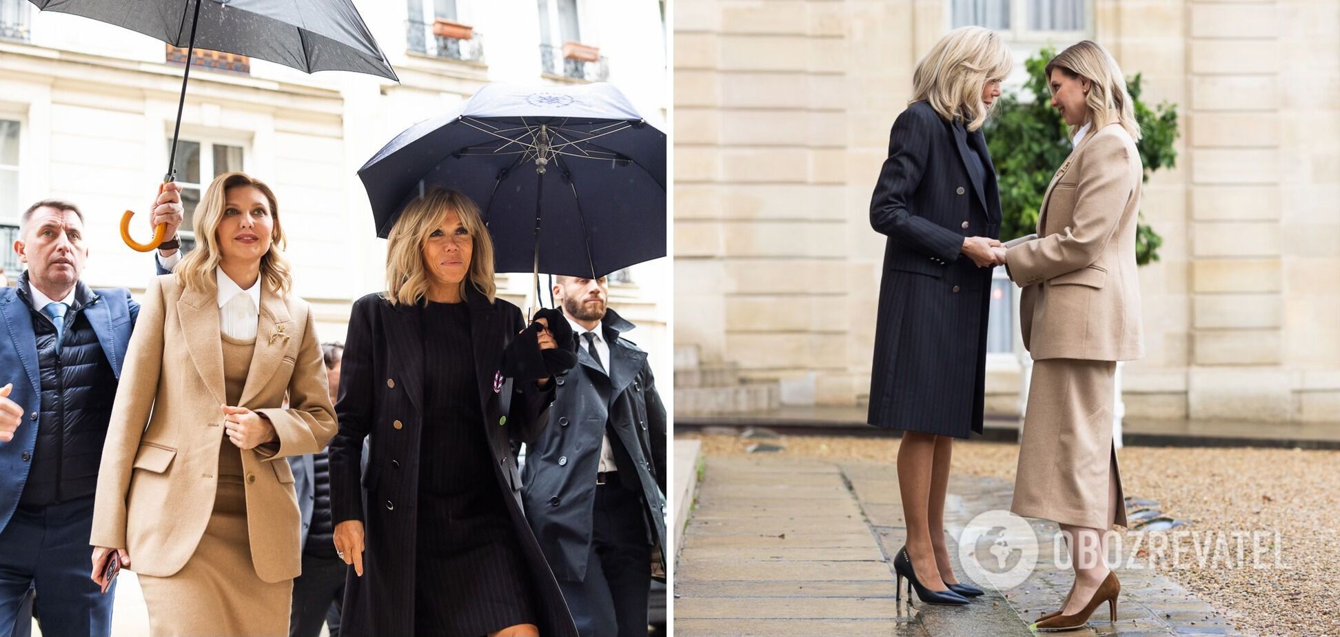 Zelenska chose an elegant three-piece suit from The Coat for a meeting with Macron in Paris. What does it mean