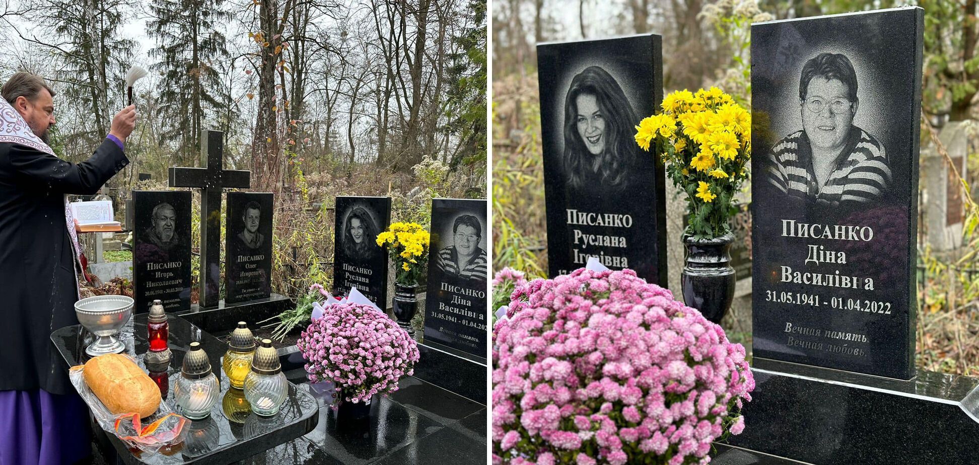 A monument has been placed on Ruslana Pysanka's grave: the actress would have turned 58. Exclusive photos