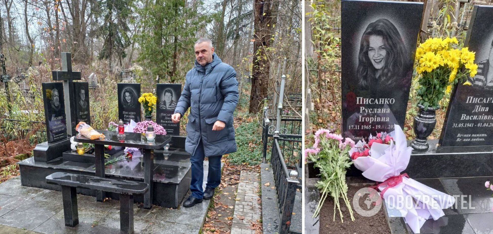 A monument has been placed on Ruslana Pysanka's grave: the actress would have turned 58. Exclusive photos