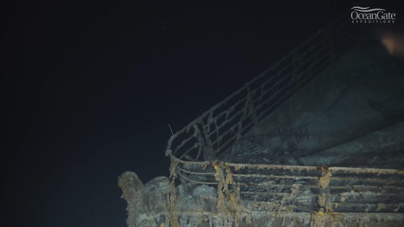 Scientists have taken a unique video of the Titanic sinking and revealed previously unknown details