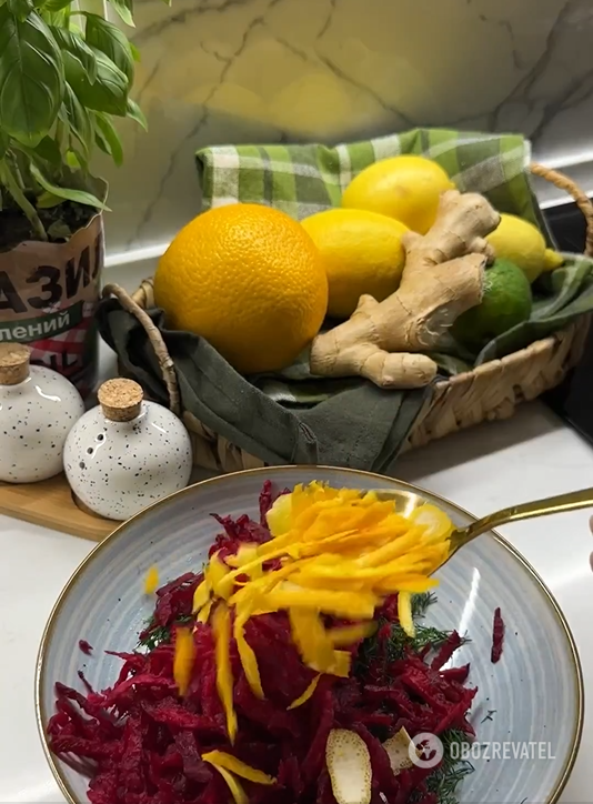 Unusual recipe for salted redfish: you will need beets