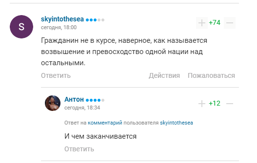 The world champion said that ''Russians will save the world'', mentioning Ukraine. He was responded to online