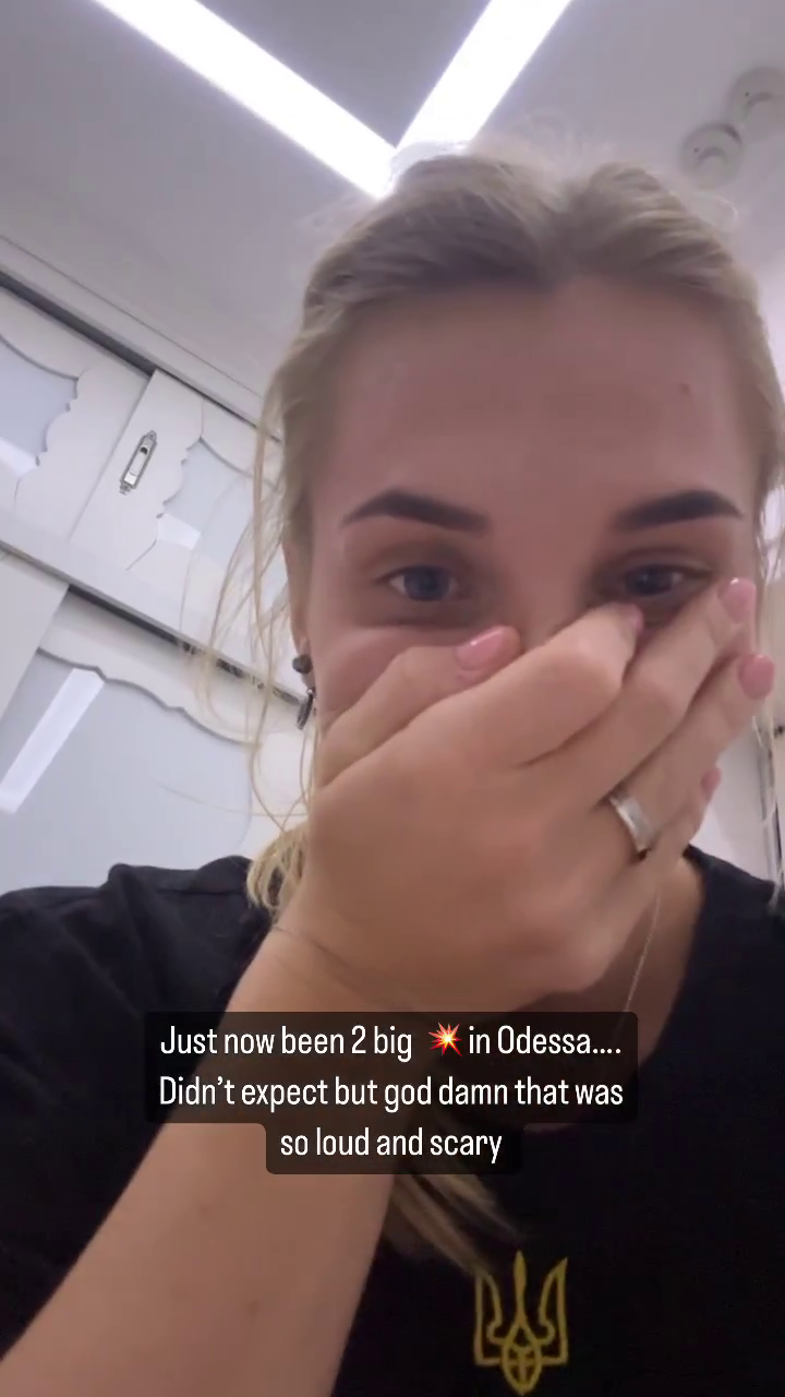 ''To takie przerażające''. Znana ukraińska tenisistka znalazła się pod ostrzałem rakietowym w Odessie 5 listopada. Wideo