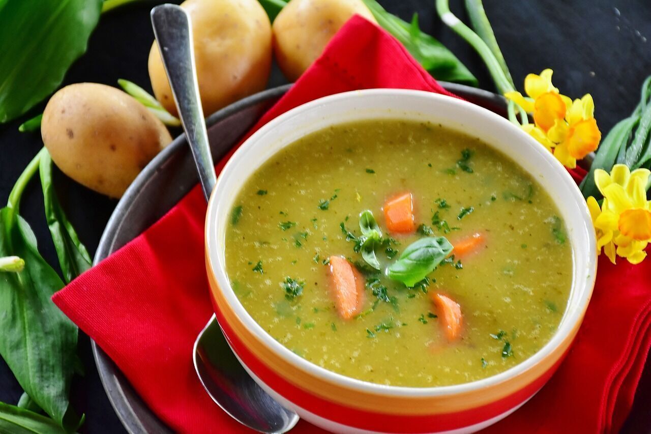 Delicious vegetable soup