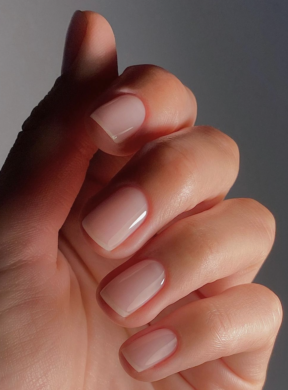 Natural manicure is in fashion.