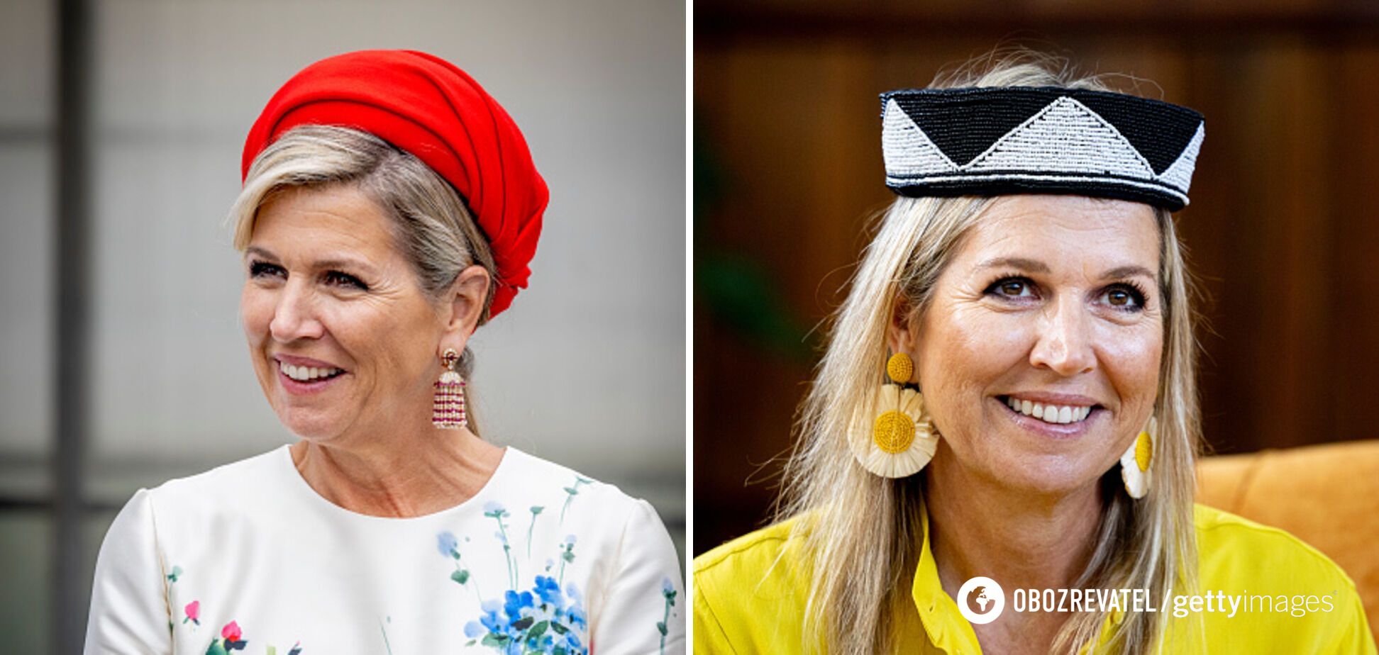 Was she getting dressed  in the dark? Queen Maxima appeared in public in a ridiculous outfit