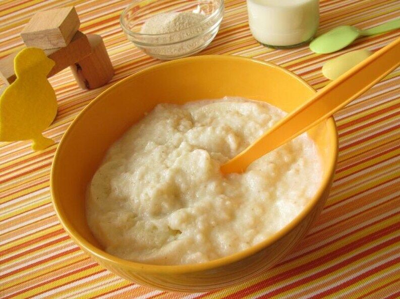 Corn porridge without lumps and soaking