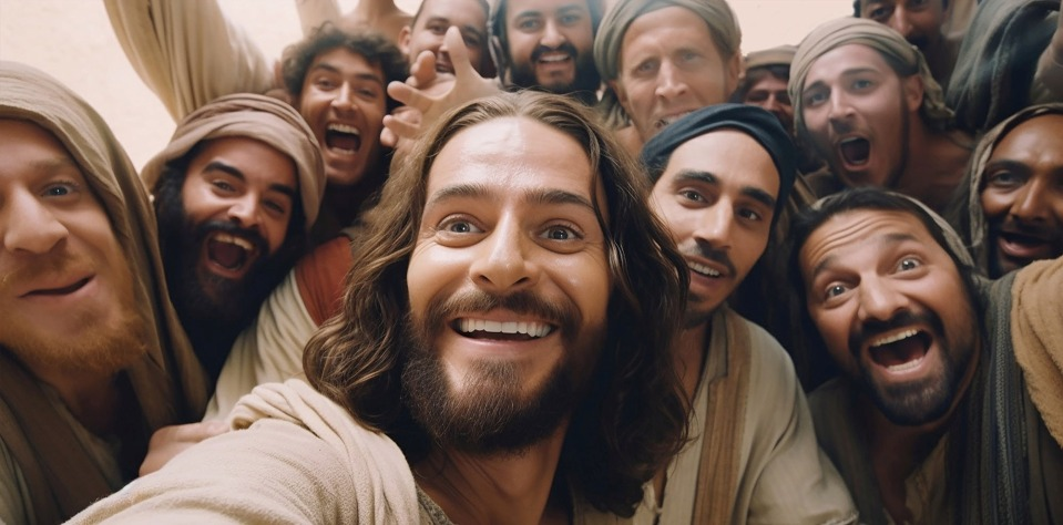 Artificial intelligence has revealed what selfies of Jesus, Cleopatra and other historical figures would look like. Photo