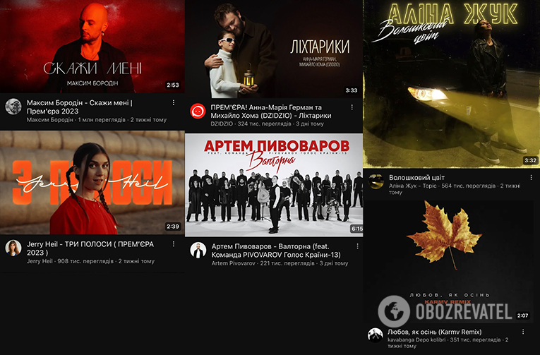 Have you followed the ship? For the first time in a long time, Russian songs are out of the top 20 most popular on Ukrainian YouTube