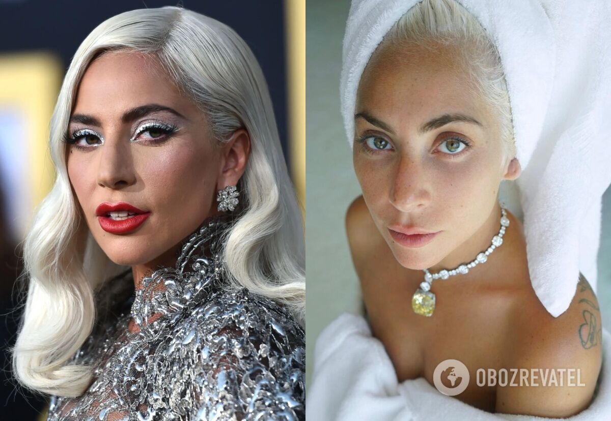 Lady Gaga, Kate Winslet and other star beauties who don't normally apply makeup. Photo
