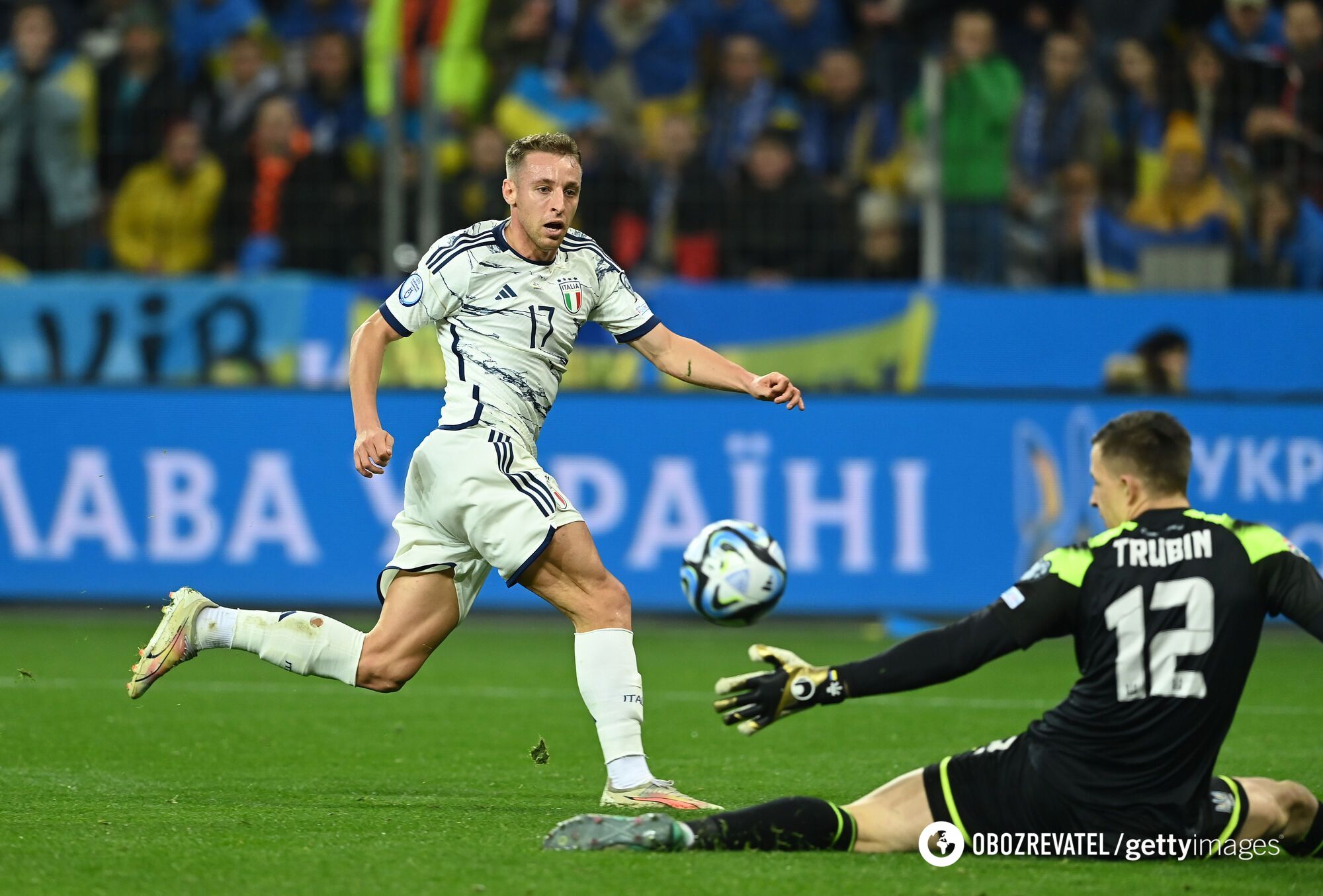 Play-off in the qualifying for Euro 2024: Ukraine made Italy sweat, but could not score 