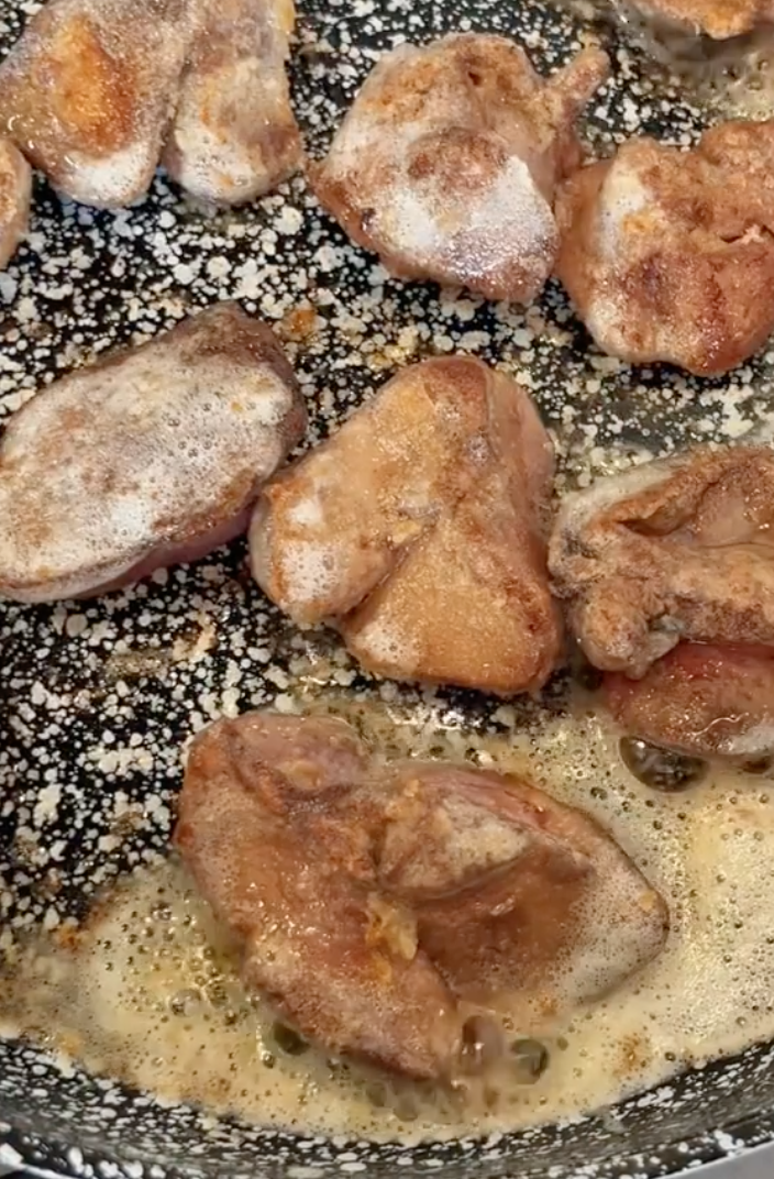 Fried liver