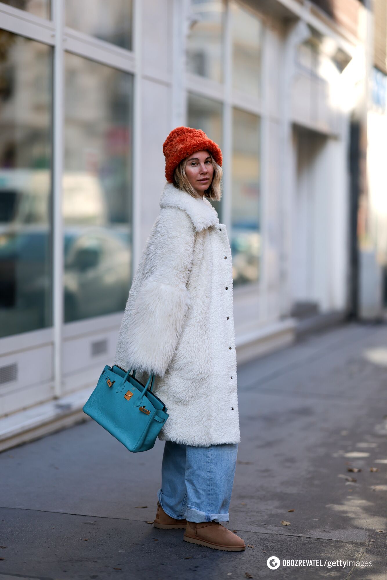 The warmest streetstyle trend: 5 ideas for styling a fluffy panama in winter 2023/2024