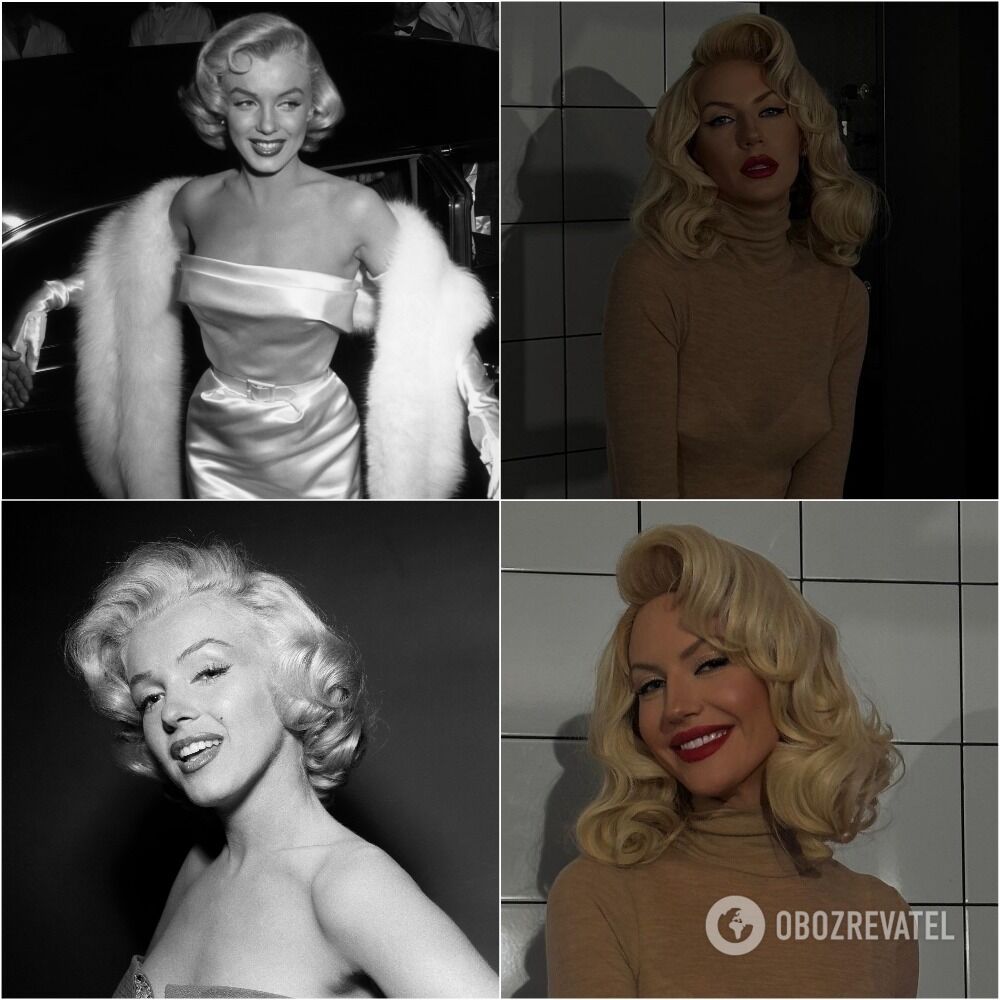 Lesia Nikitiuk dressed as Marilyn Monroe: what are the secrets of success and seduction of the most famous blonde and sex symbol of the 1950s