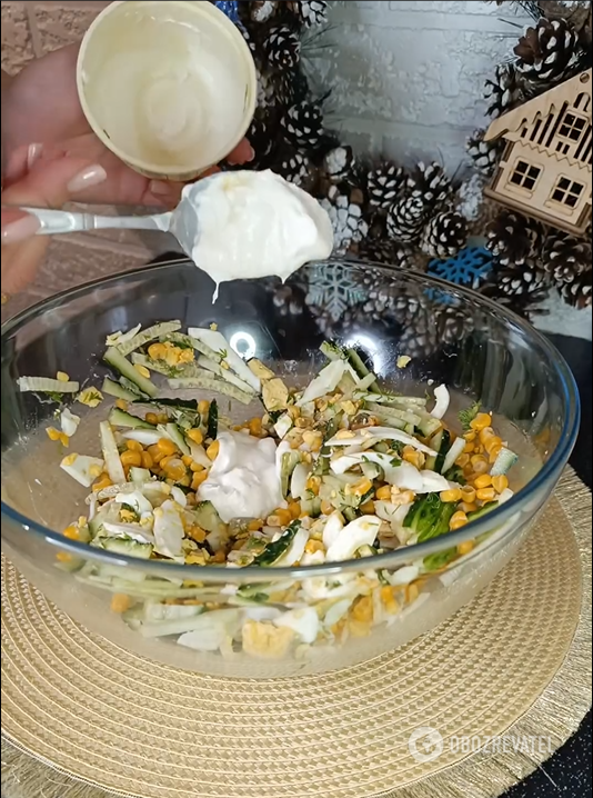 Festive salad ''Sea cocktail'': you can cook for the New Year
