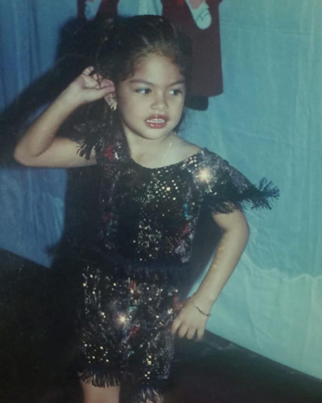 She stood out even as a child: what Sheynnis Palacios looked like before winning the Miss Universe contest. Photo.