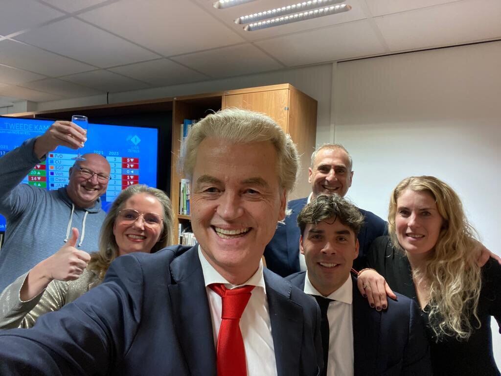 Geert Wilders w dniu wyborów