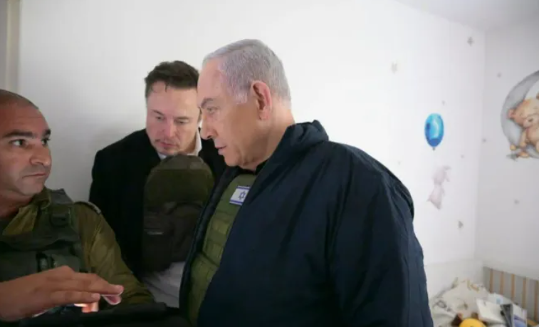 Musk arrived in Israel after an anti-Semitic scandal that caused him to lose advertisers. Photo and video
