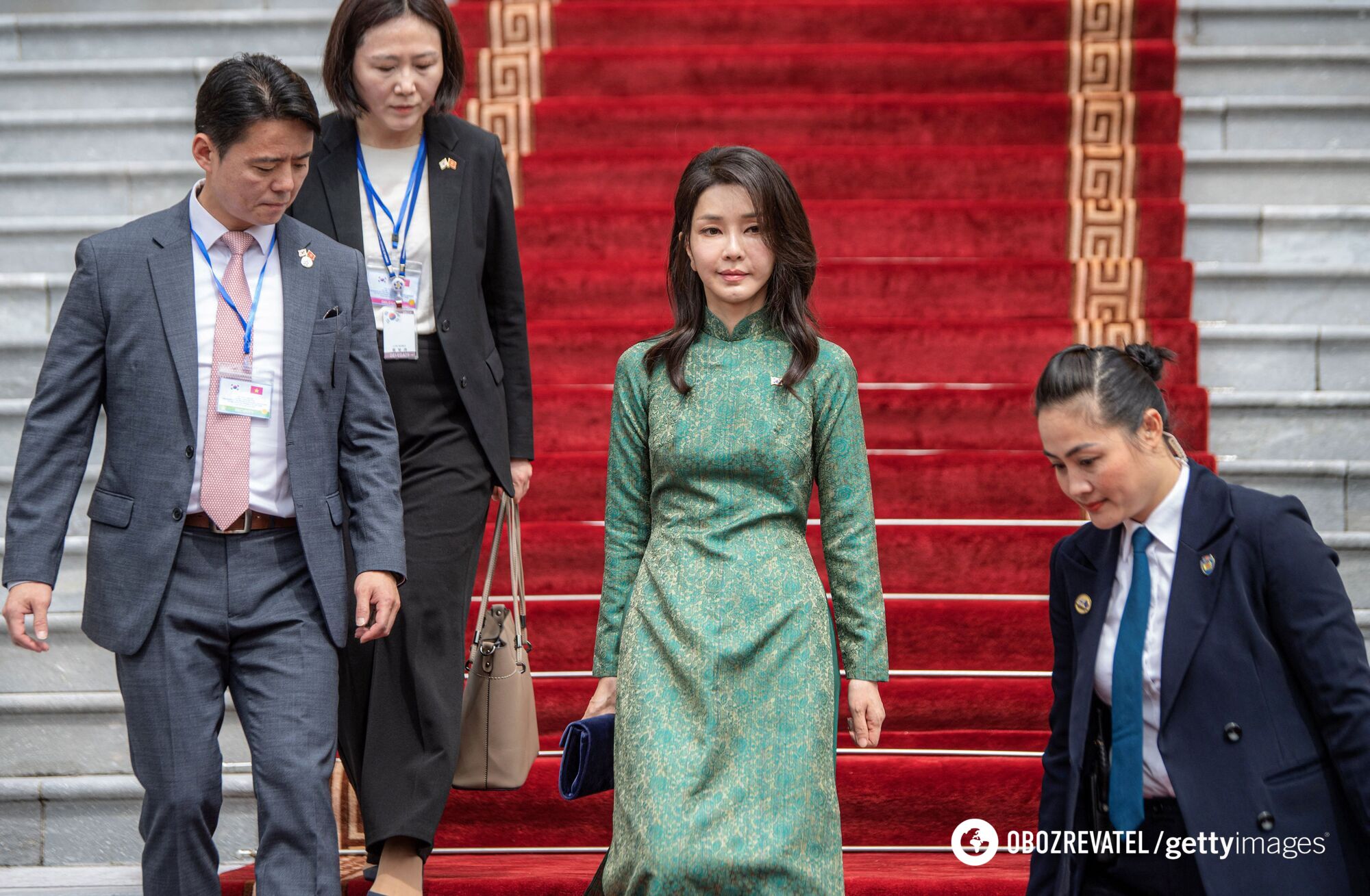 The seven best looks of the first lady of South Korea, who at 51 looks 20. Photo