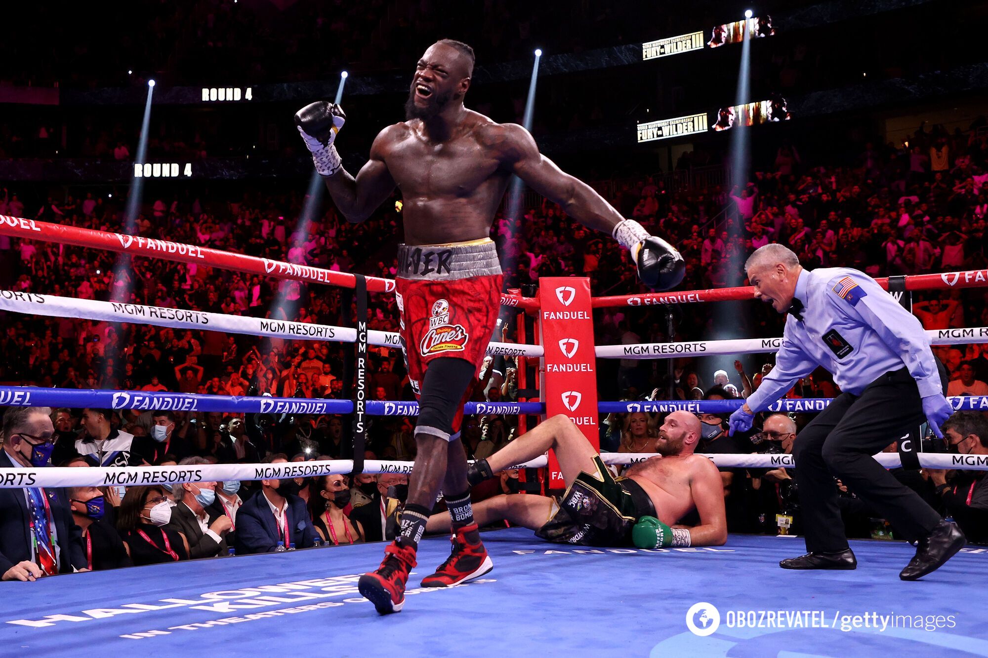 Wilder missed a chance to end the fight early.