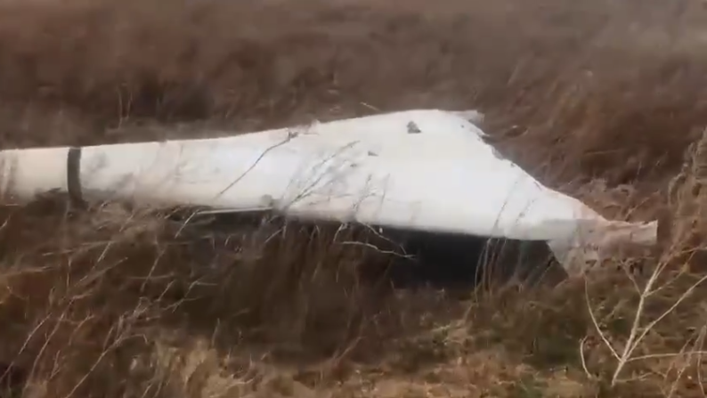 Failed to reach its target: due to a storm in the Krasnodar Krai, the ''Shahed'' drone launched by invaders crashed. Video