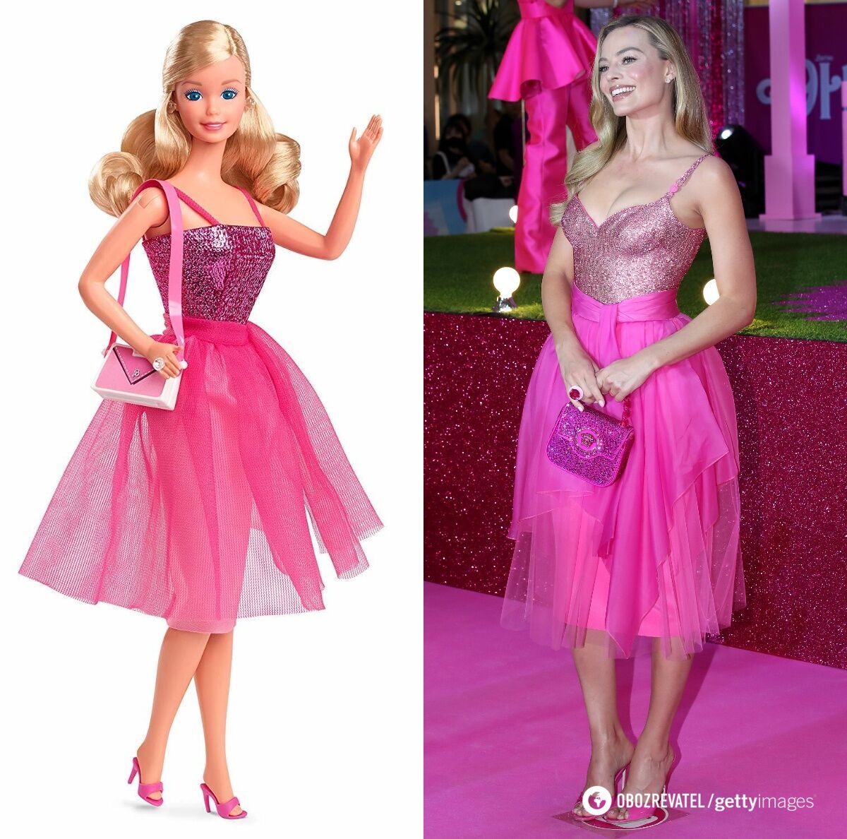 Like a doll: 7 bright images that Margot Robbie copied from Barbie at ...