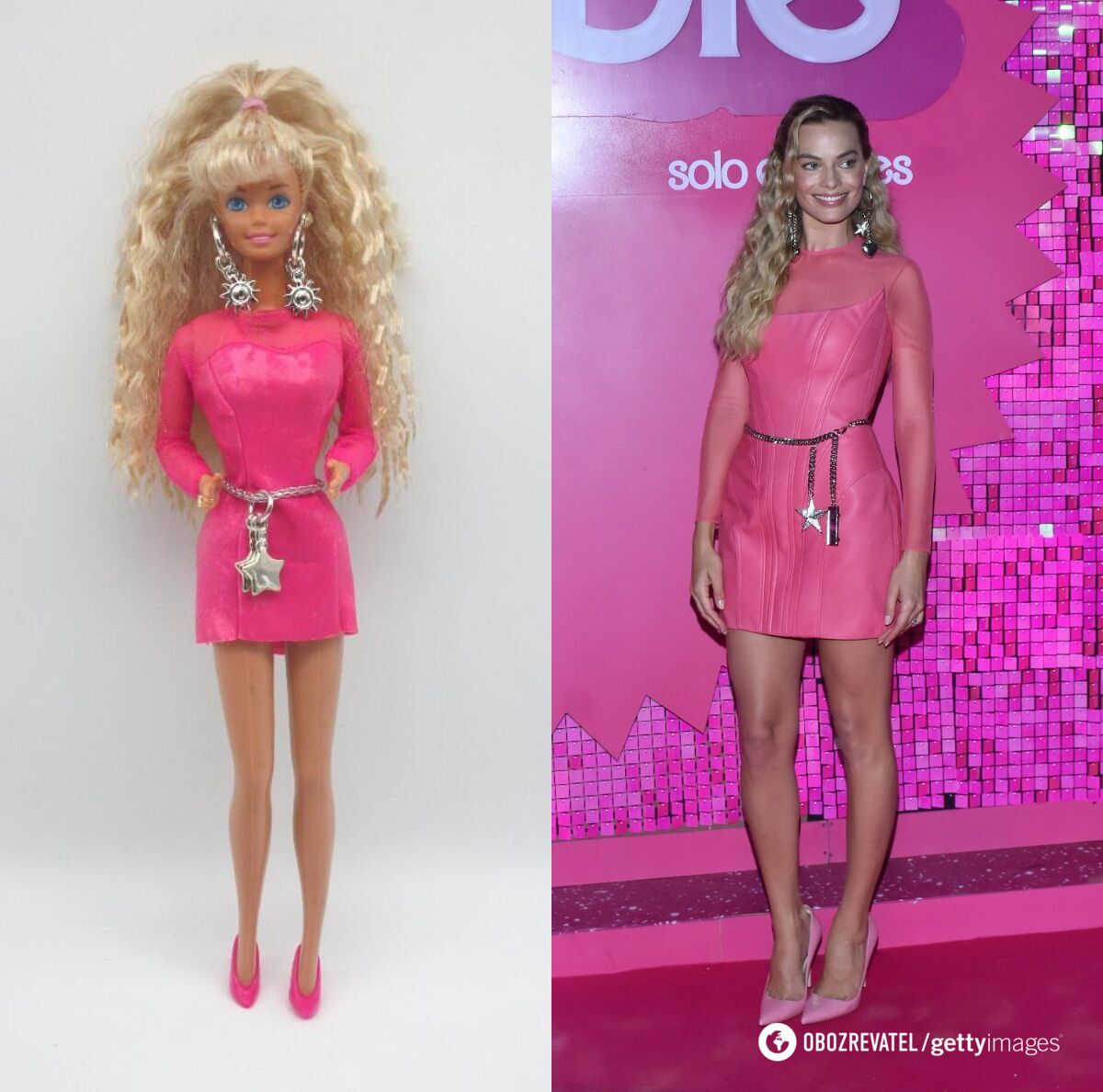 Like a doll: 7 bright images that Margot Robbie copied from Barbie at the premieres of the movie of the same name. Photo